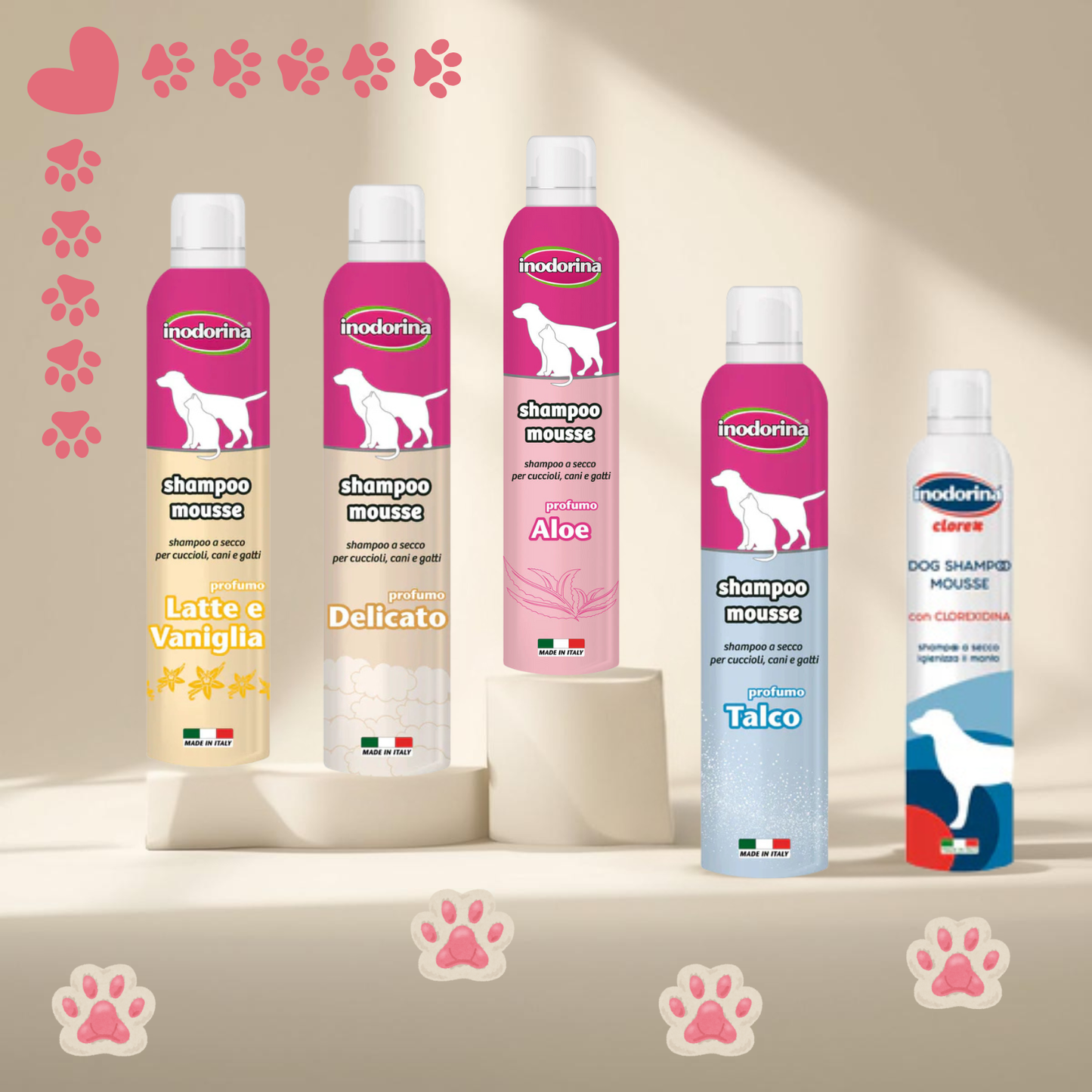 🧴Champú al Seco 300 ml Espuma de talco para mascotas Inodorina - Baño rápido y sin agua  con 50%DE DESCUENTO EN EL SEGUNDO!             🚚 ENTREGA RÁPIDA: DE 3 A 5 DÍAS HÁBILES